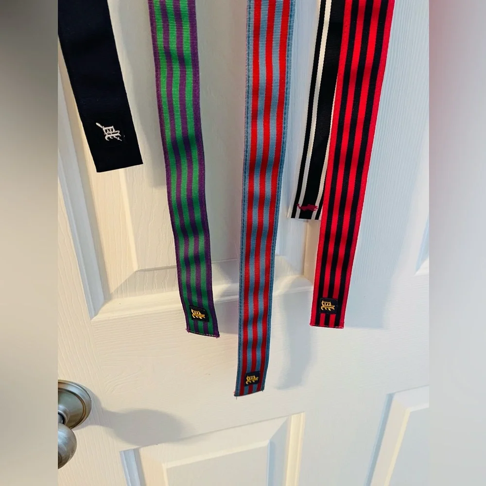 Polo Ralph Lauren Boys Unisex Kids Striped Preppy Belt
